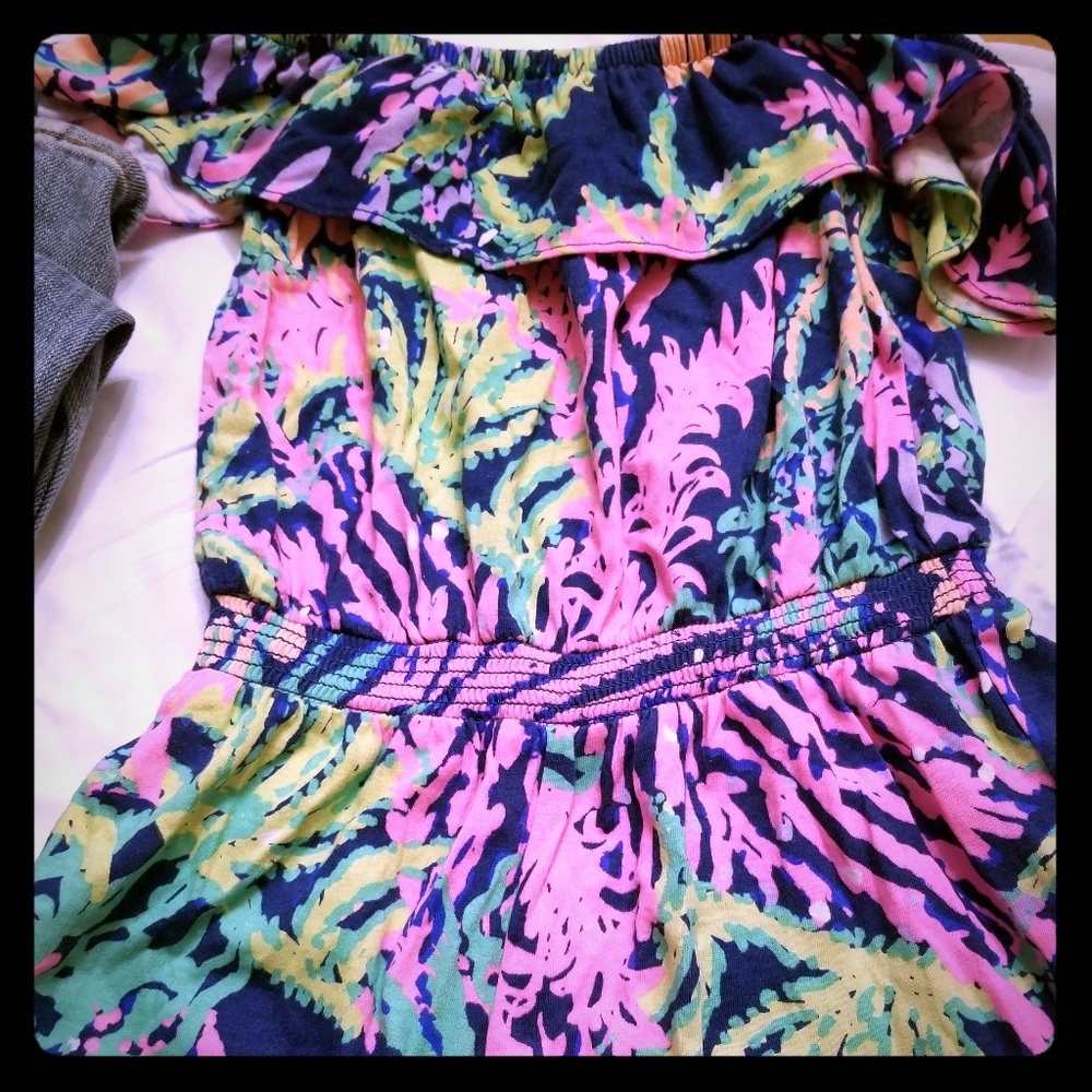 Lilly pulitzer off the shoulder